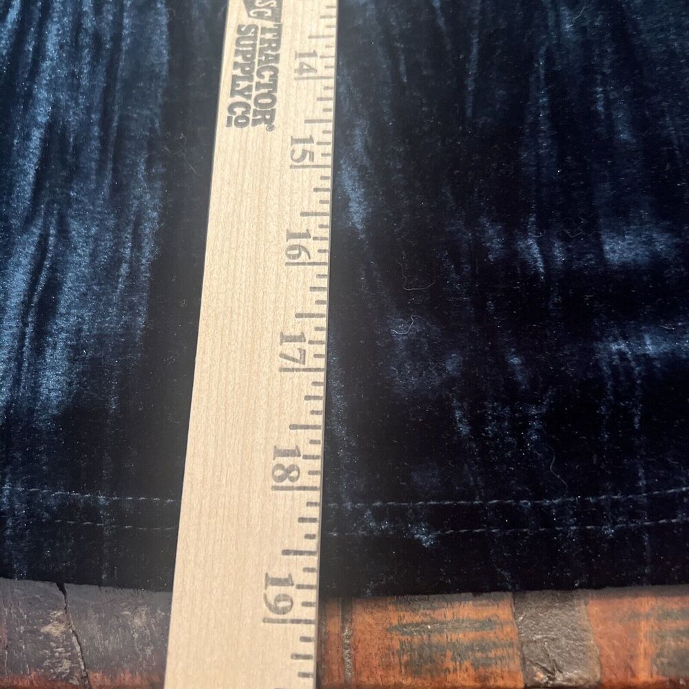 Women’s Rachel Zoe Emerald Velvet Blouse Crystal Embellished Straps Size Large - Picture 12 of 14